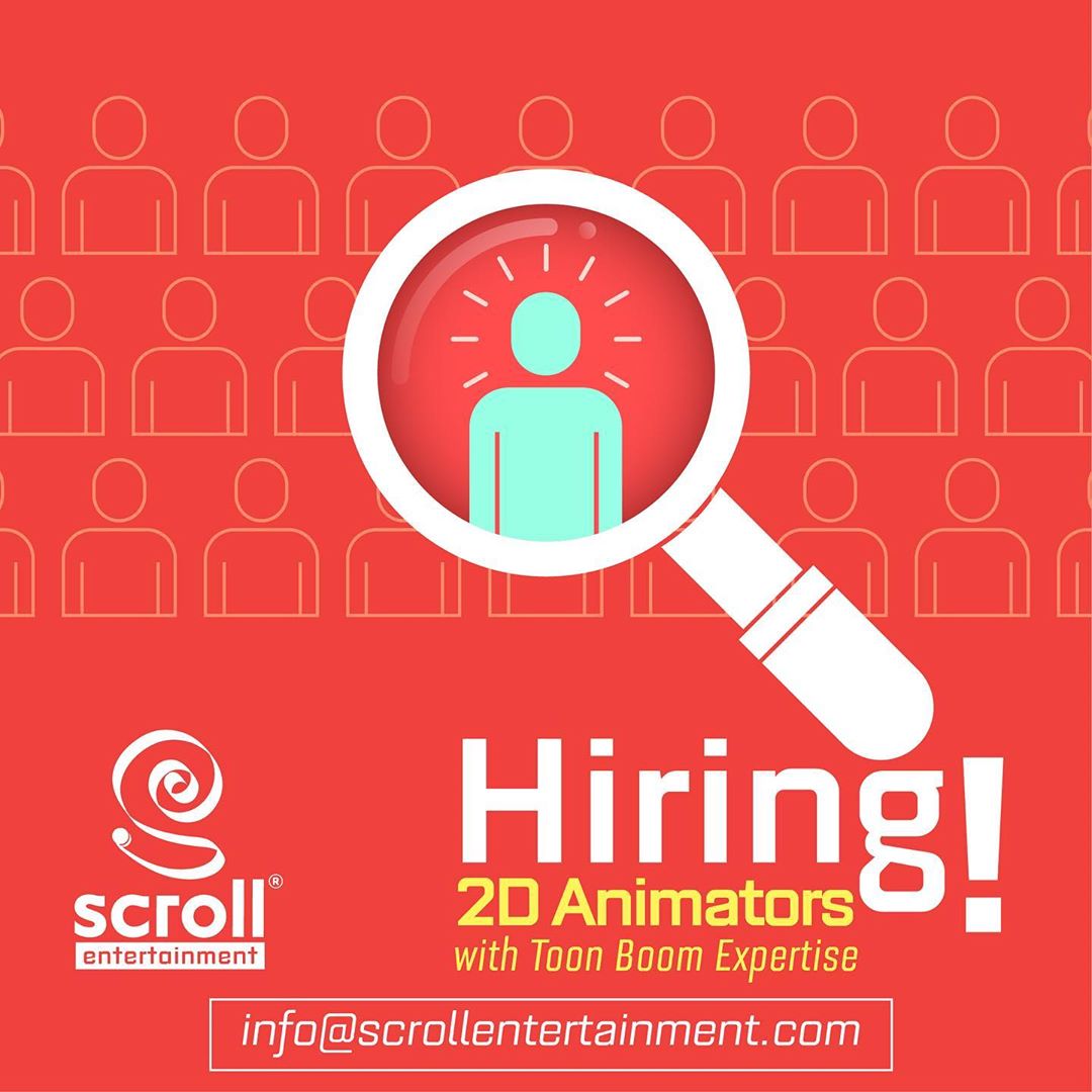 Scroll entertainment is hiring talented 2D animators - Amx Africa